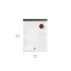 ZWILLING Vakuumschüssel Starterset, 15-tlg. / S/M/L, Elfenbein-Weiß/Transparent, Keramik/Glas