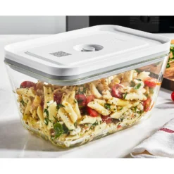 ZWILLING Vakuum Set, 17-tlg. / S/M/L, Grau/Transparent, Glas/Kunststoff