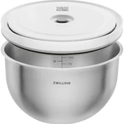 ZWILLING Vakuum Starter Set, Edelstahl / M/L, 9-tlg, Silber-Weiß