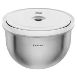 ZWILLING Vakuum Starter Set, Edelstahl / M/L, 9-tlg, Silber-Weiß