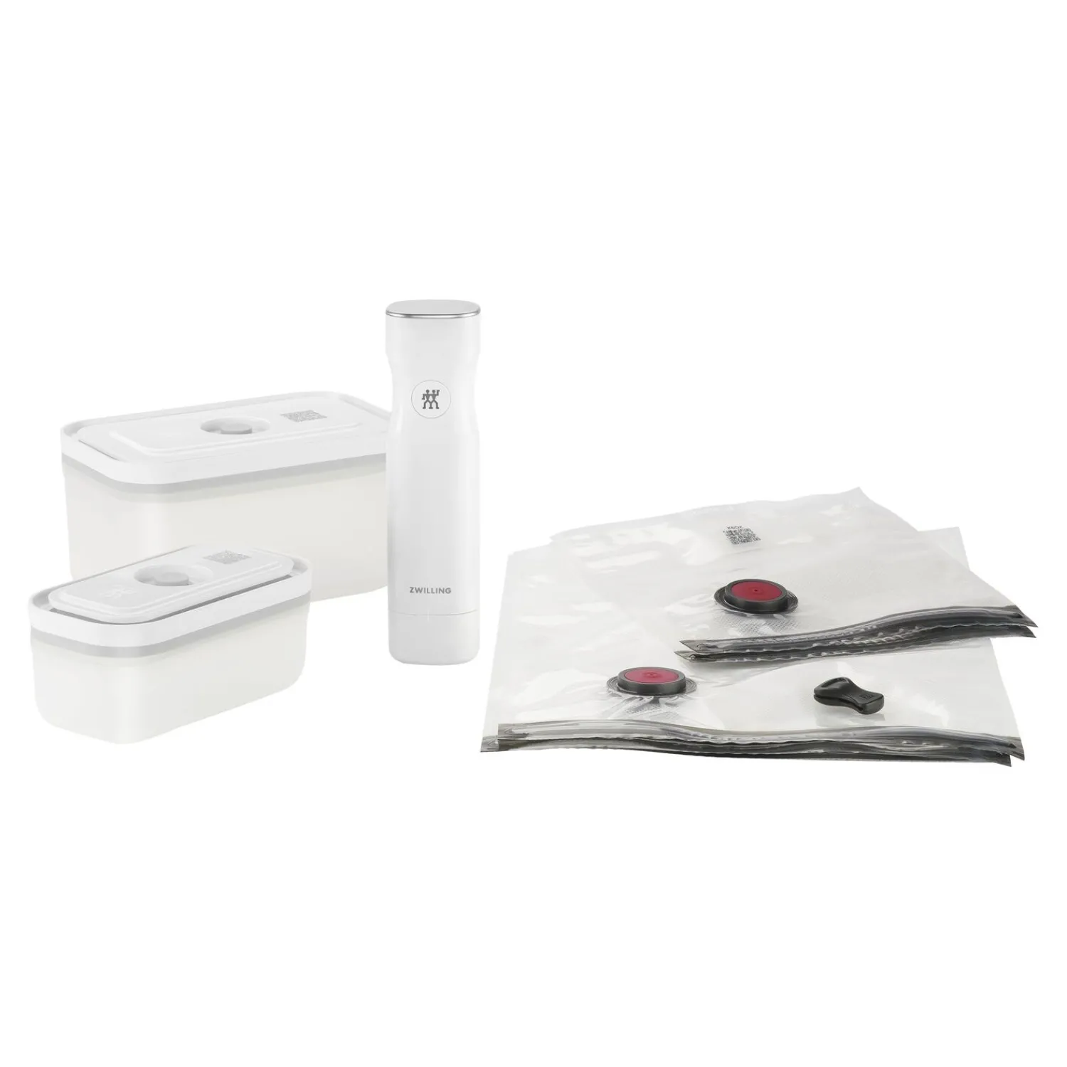 ZWILLING Vakuum Starter Set, Kunststoff / S/M, 7-tlg, Weiß
