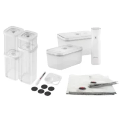ZWILLING Vakuum Starterset, 13-tlg. / S/M/ L, Transparent-Weiß, Kunststoff