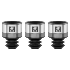 ZWILLING Vakuum Weinverschluss Set, 3-tlg, Grau