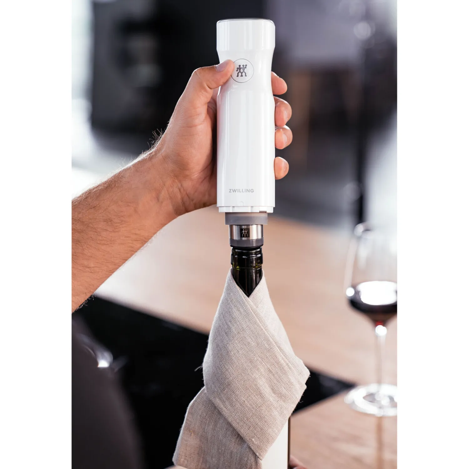 ZWILLING Vakuum Weinverschluss Set, 3-tlg, Grau