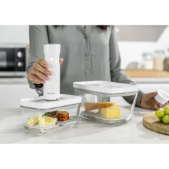 ZWILLING Vakuum Zubehörset Abtropfgitter für Glasboxen, M/L / 2-tlg