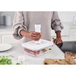 ZWILLING Vakuum Zubehörset Abtropfgitter für Glasboxen, Kühlschrankbox/Auflaufform / 2-tlg