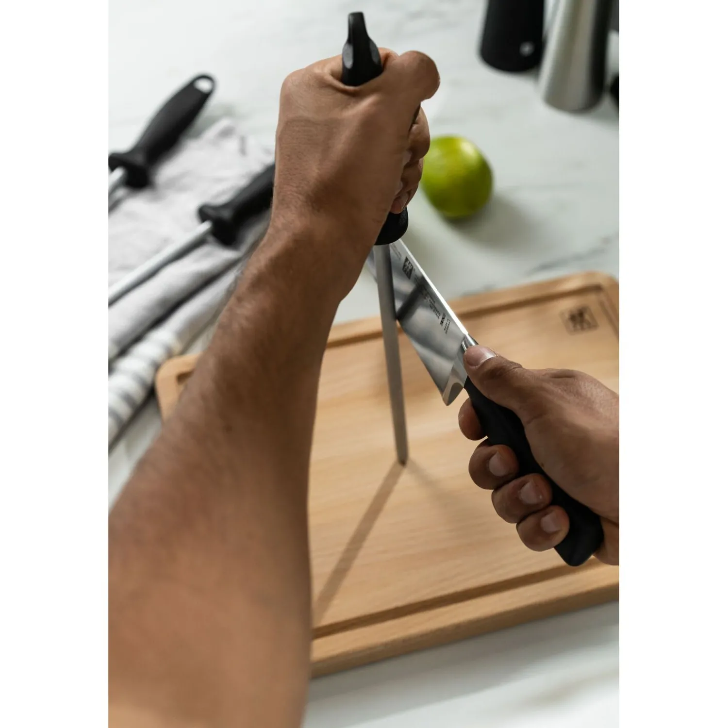 ZWILLING Wetzstahl 21 cm, verchromt