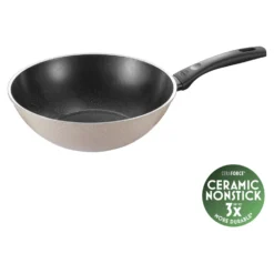 BALLARINI Wok, 28 cm, Aluminium, Keramische Antihaftbeschichtung