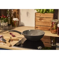 BALLARINI Wok, 28 cm, Aluminium, Keramische Antihaftbeschichtung