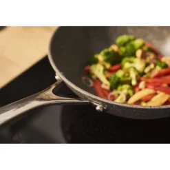 BALLARINI Wok, 30 cm, Aluminium, Titanverstärkte keramische Antihaftbeschichtung