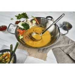 ZWILLING Wok, 32 cm, 18/10 Edelstahl