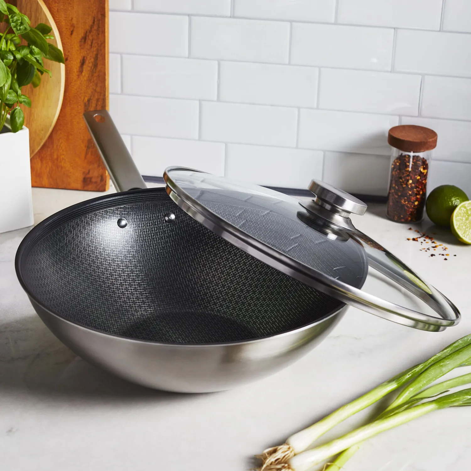 ZWILLING Wok 30 cm, 18/10 Edelstahl
