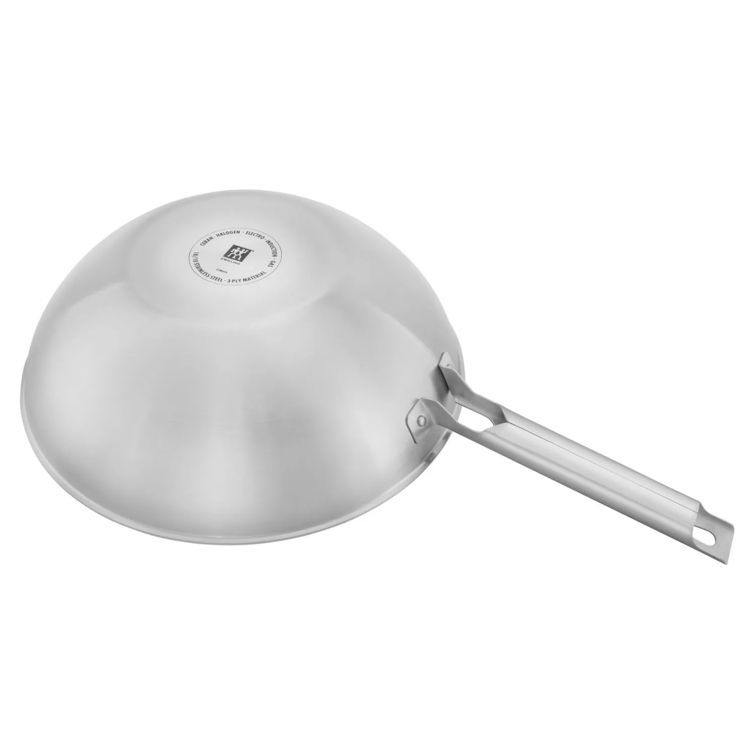 ZWILLING Wok 30 cm, 18/10 Edelstahl