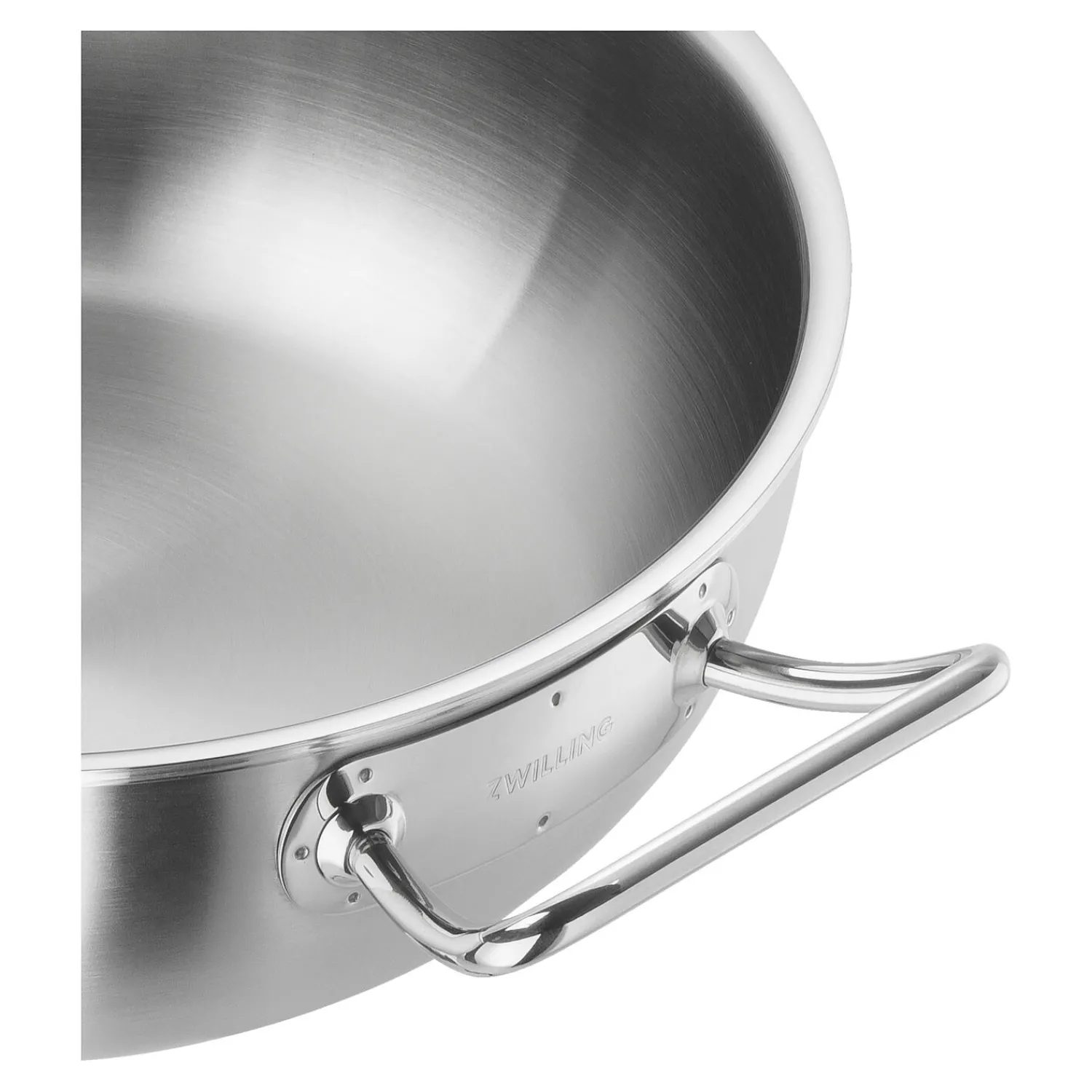 ZWILLING Wok 30 cm, 18/10 Edelstahl