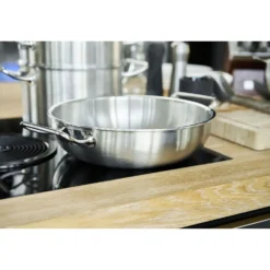 ZWILLING Wok 30 cm, 18/10 Edelstahl