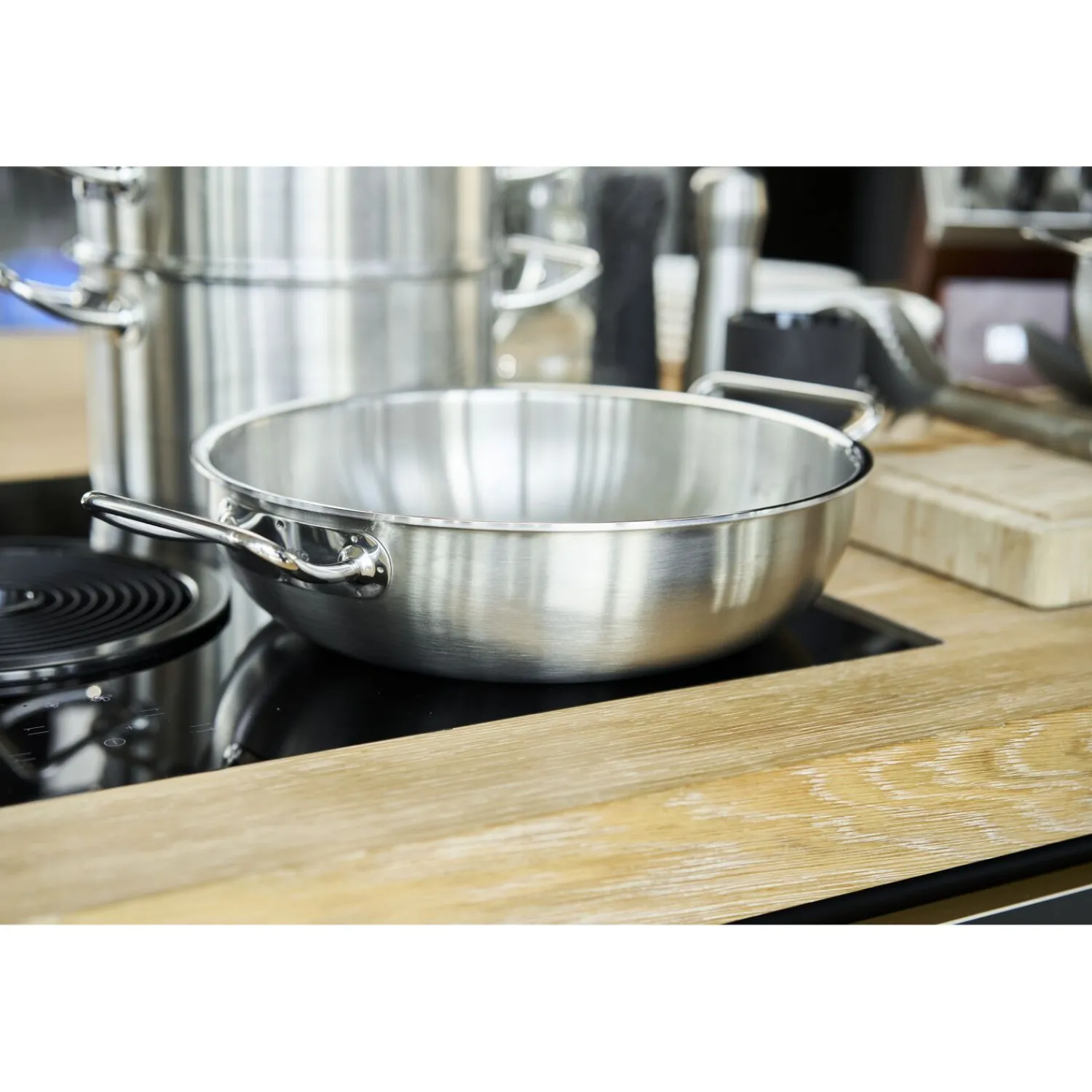ZWILLING Wok 30 cm, 18/10 Edelstahl