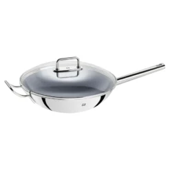 ZWILLING Wok, 32 cm, 18/10 Edelstahl, Keramikbeschichtung