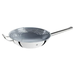 ZWILLING Wok, 32 cm, 18/10 Edelstahl, Keramikbeschichtung