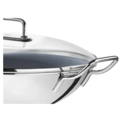 ZWILLING Wok, 32 cm, 18/10 Edelstahl, Keramikbeschichtung