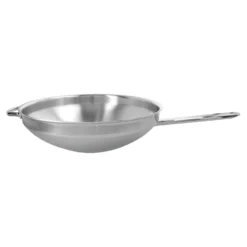 Demeyere Wok flacher Boden 32 cm, 18/10 Edelstahl