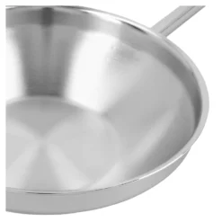 Demeyere Wok flacher Boden 32 cm, 18/10 Edelstahl