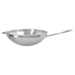 Demeyere Wok - flacher Boden 36 cm, 18/10 Edelstahl