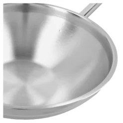 Demeyere Wok - flacher Boden 36 cm, 18/10 Edelstahl