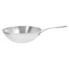 Demeyere Wok flacher Boden, 30 cm, 18/10 Edelstahl