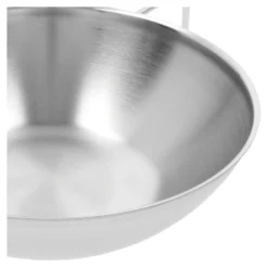 Demeyere Wok flacher Boden, 30 cm, 18/10 Edelstahl
