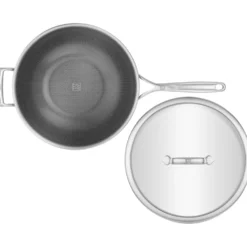 ZWILLING Wok mit Deckel 30 cm, 18/10 Edelstahl