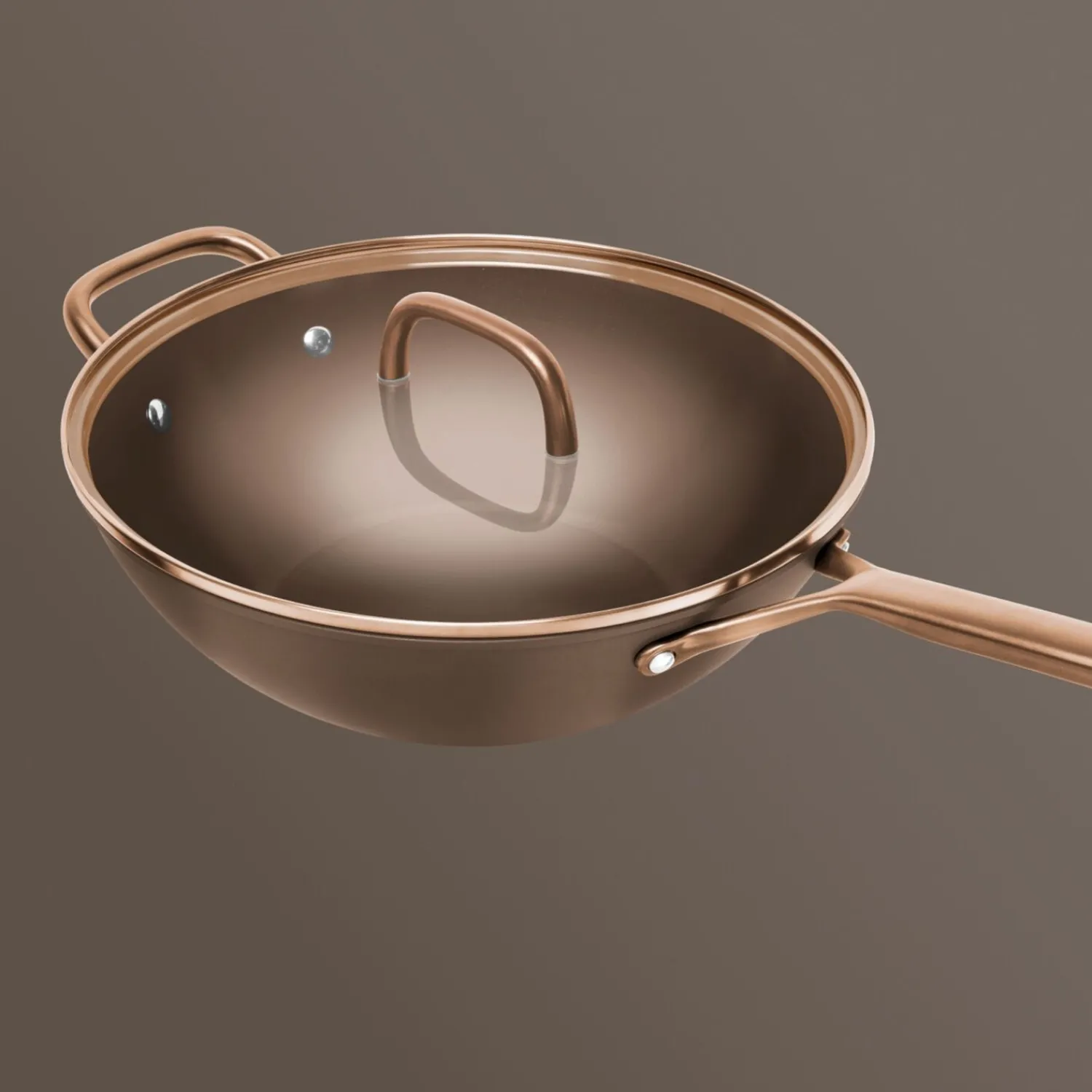 ZWILLING Wok mit Glasdeckel 30 cm, Aluminium