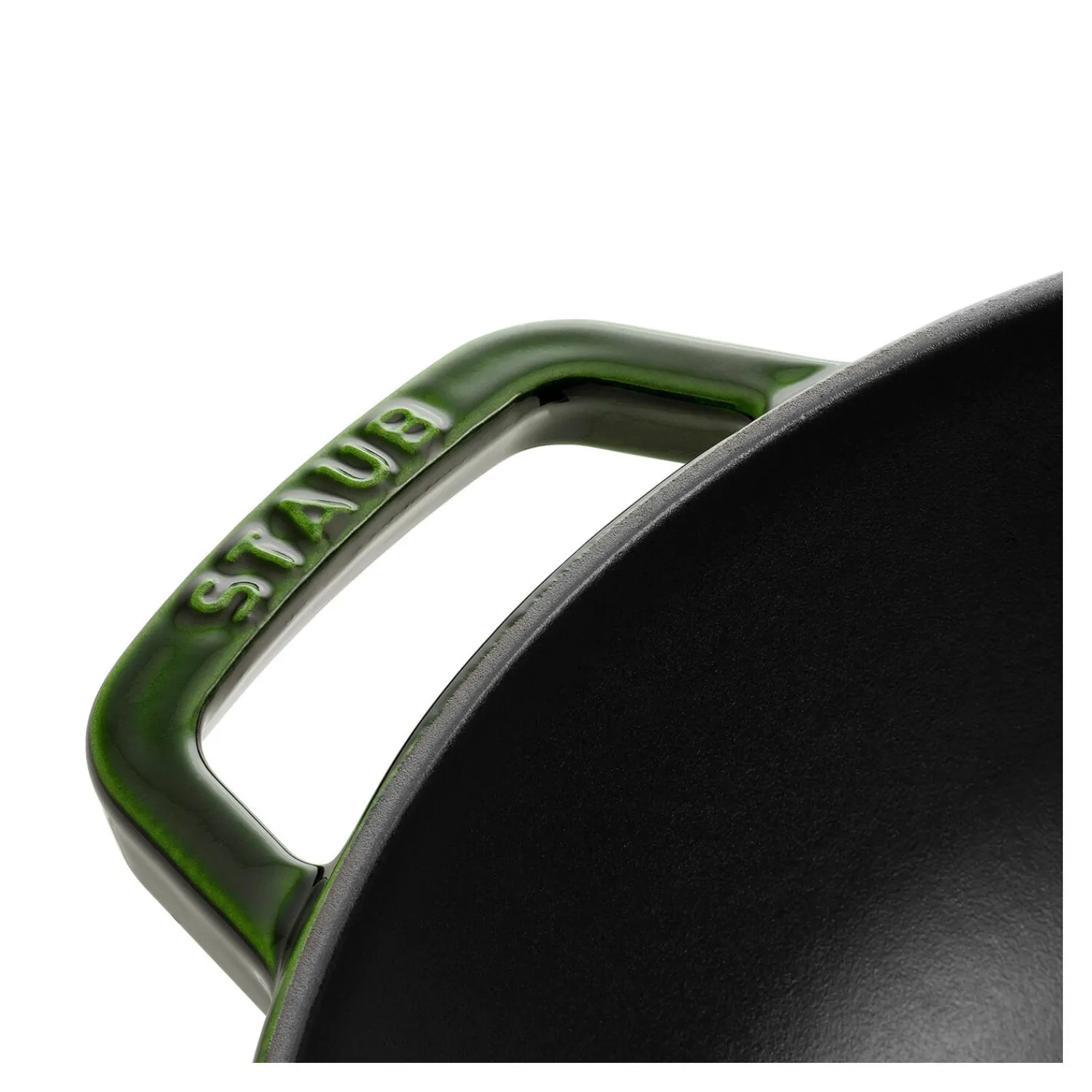 Staub Wok mit Glasdeckel 30 cm, rund, , Gusseisen