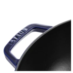 Staub Wok mit Glasdeckel 30 cm, rund, , Gusseisen