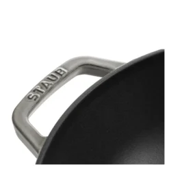 Staub Wok mit Glasdeckel 30 cm, rund, , Gusseisen