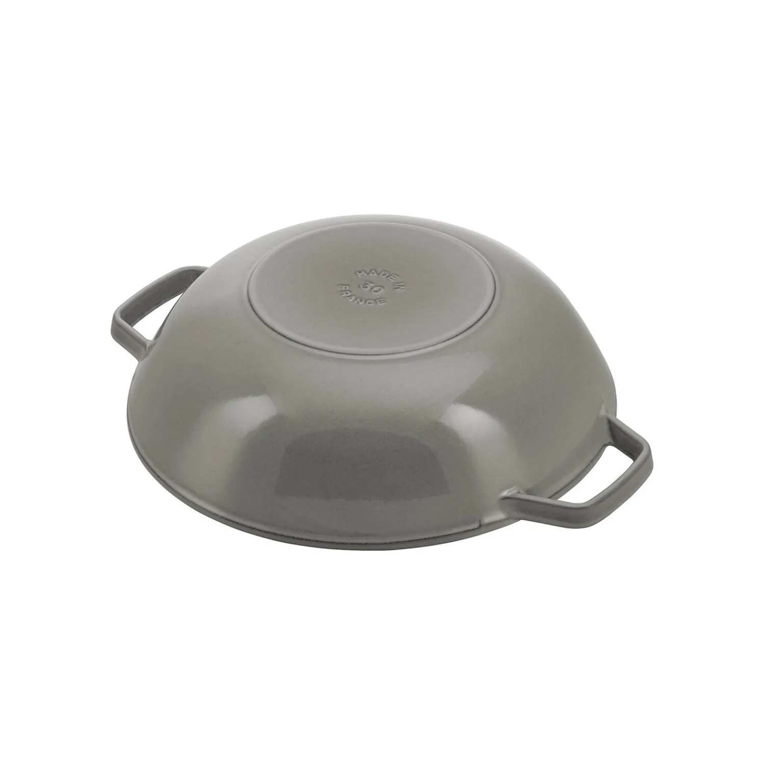 Staub Wok mit Glasdeckel 30 cm, rund, , Gusseisen