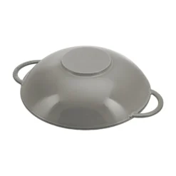 Staub Wok mit Glasdeckel 37 cm, rund, , Gusseisen