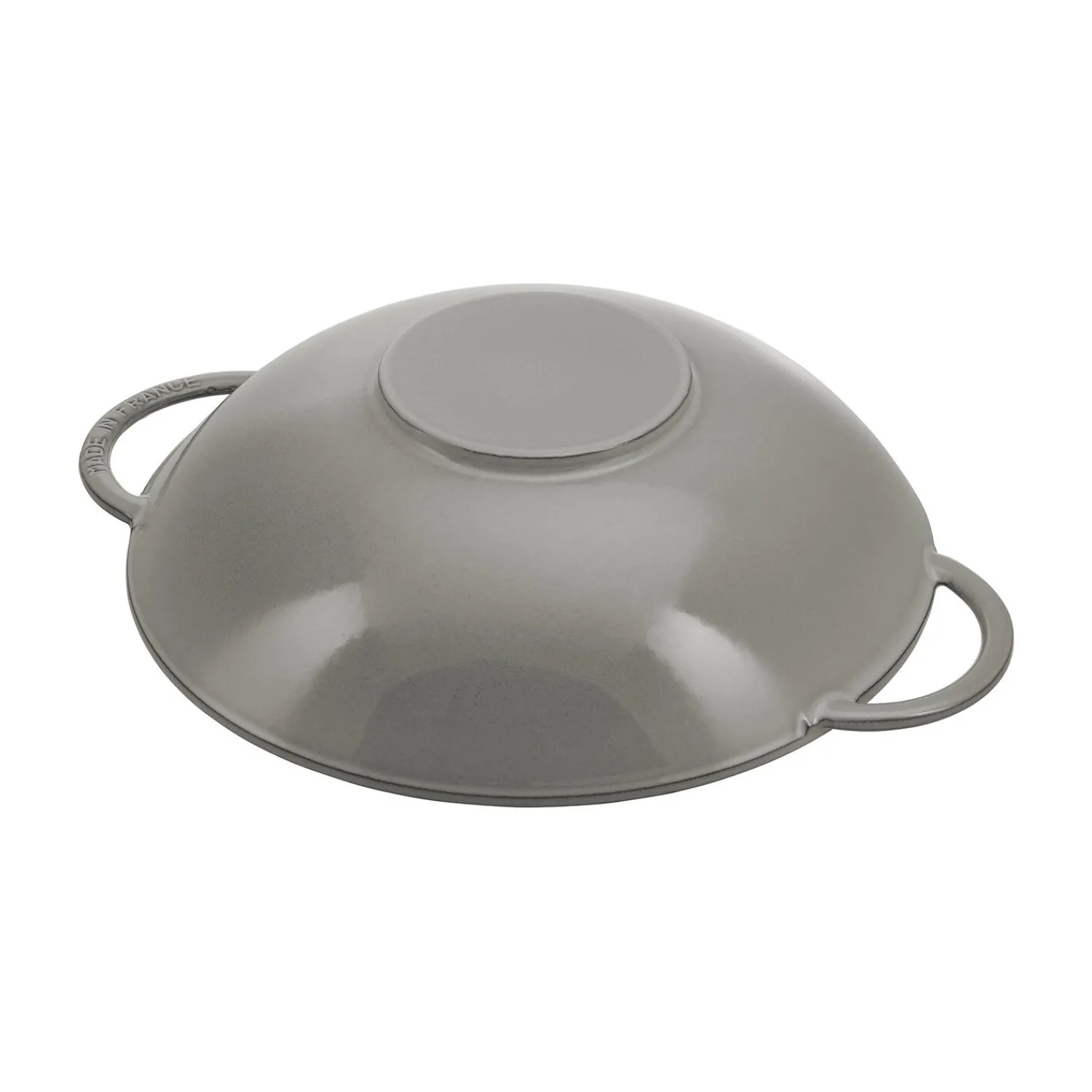 Staub Wok mit Glasdeckel 37 cm, rund, , Gusseisen