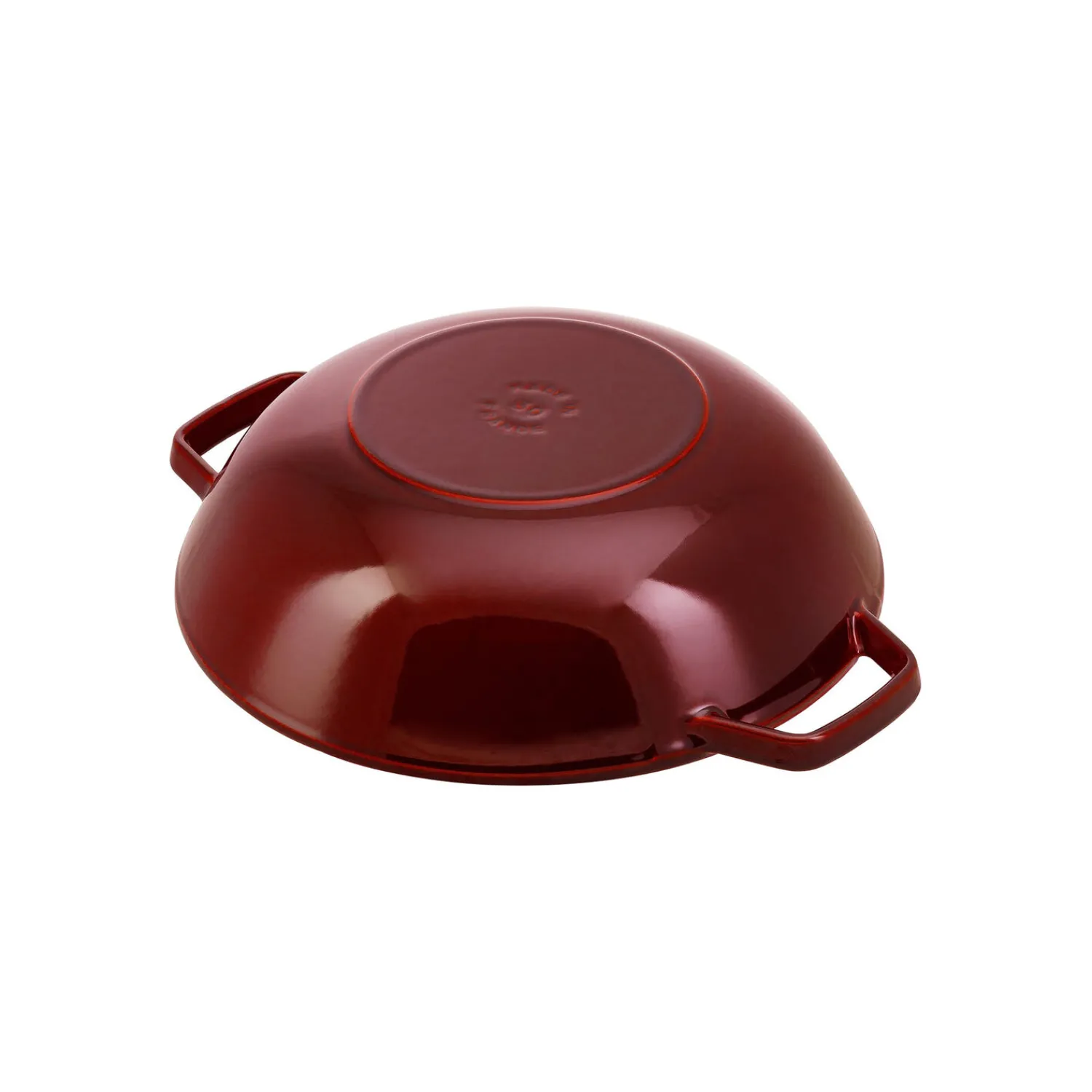 Staub Wok mit Glasdeckel 30 cm, rund, , Gusseisen