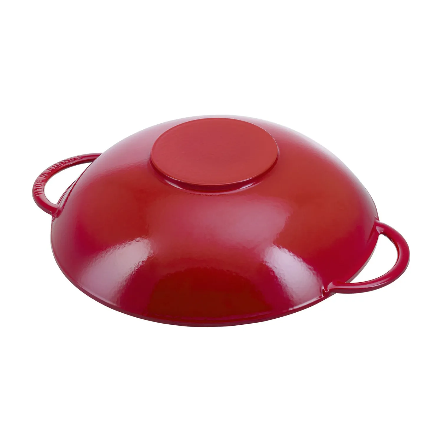 Staub Wok mit Glasdeckel 37 cm, rund, , Gusseisen