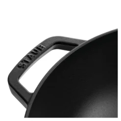 Staub Wok mit Glasdeckel 30 cm, rund, , Gusseisen