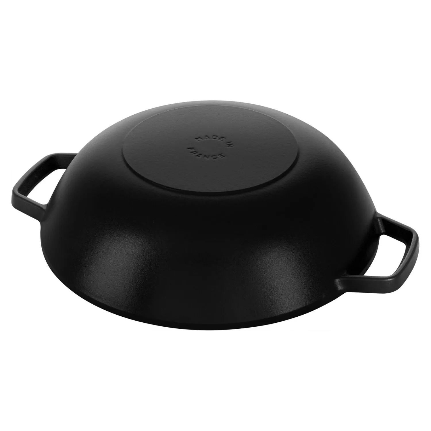 Staub Wok mit Glasdeckel 30 cm, rund, , Gusseisen