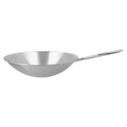 Demeyere Wok runder Boden 36 cm, 18/10 Edelstahl