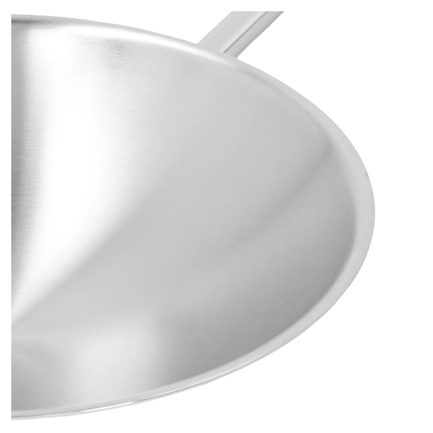 Demeyere Wok - runder Boden 36 cm, 18/10 Edelstahl