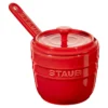 Staub Zuckerdose 9 cm, rund, Kirsch-Rot, Keramik